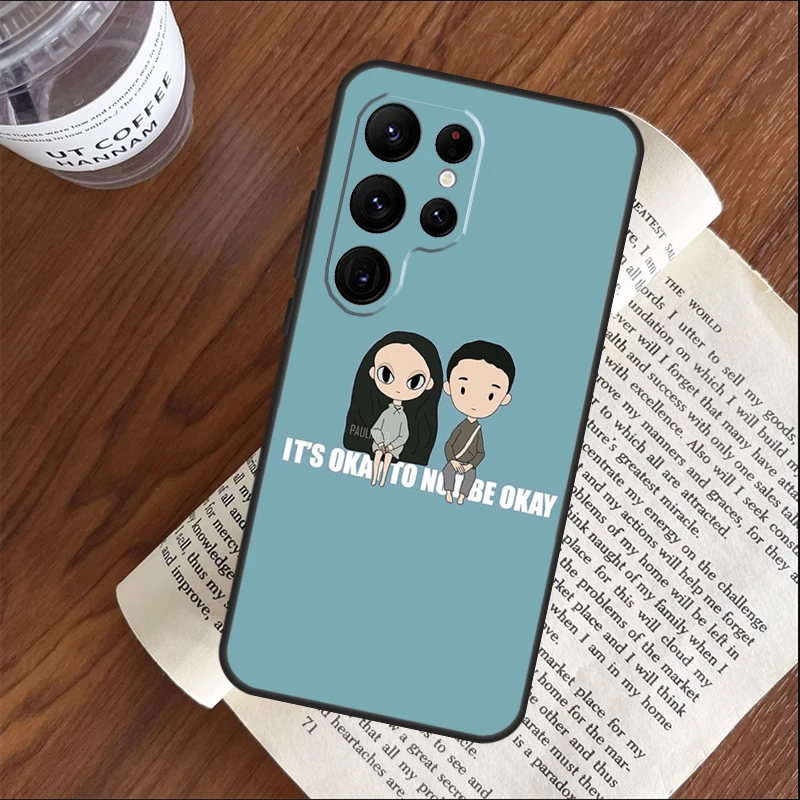 Korean Drama It Is Okay To Not Be Okay Case For Samsung Galaxy S23 Ultra S20 FE S21 FE S22 Plus S8 S9 S10 Note 10 20 Ultra Cover