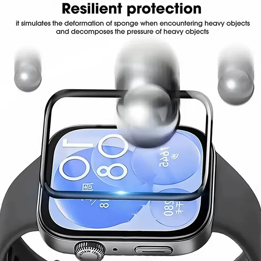 1-2 قطعة واقي شاشة من البولي يوريثان لساعة هواوي فيت 4 برو قناع الفرقة ملحقات فيلم مقسى ناعم لساعة هواوي فيت 4 برو/فيت 4