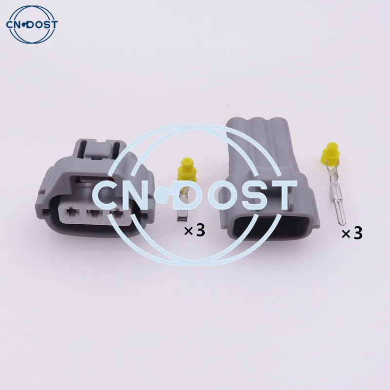 

1 Set 3 Way 90980-11607 90980-11020 Waterproof Car Electrical Socket Automobile Connector Housing Plug AC Assembly For Toyota