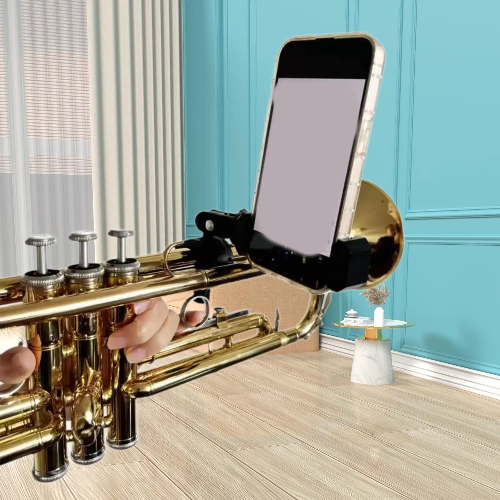 Marching Band Music Lyre Phone Holder Easily Read Pdf Sheet for Trumpet Oboe