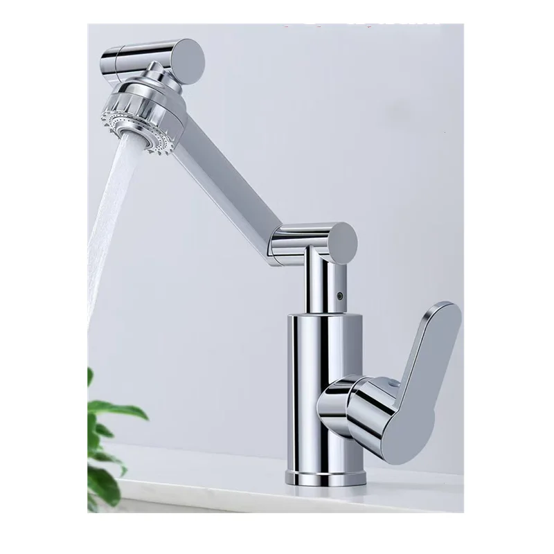 

Поворотный смеситель на 1080 градусов, роботизированный кран с вращением на 360 градусов, механический кронштейн, кухонный кран, смеситель для ванной комнаты для кухонной раковины