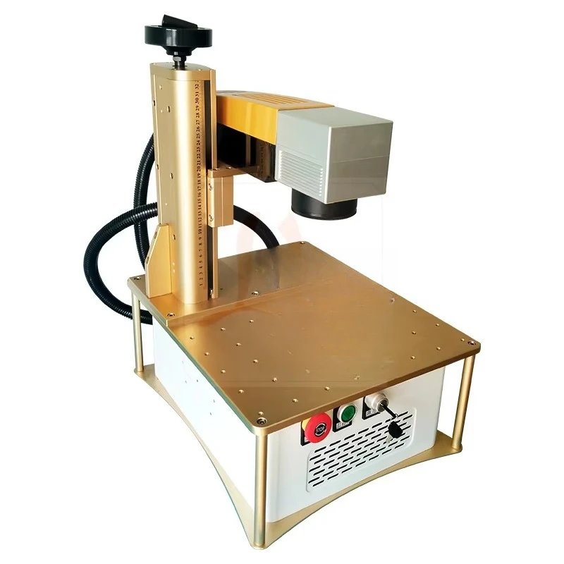 All in One FB20 Optical Fiber Marking Machine 20W with Rotary Axis