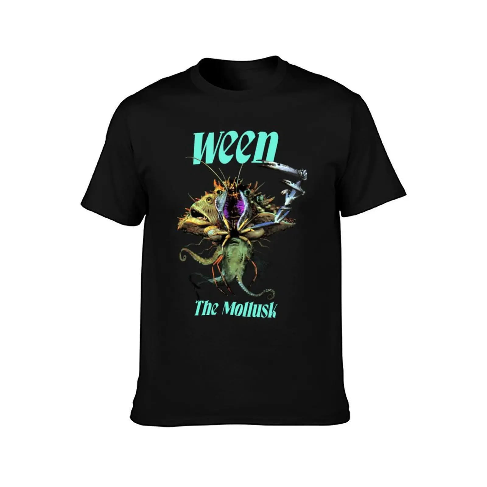 The Stay Eel Ween The Mollusk T-Shirt Basic Solid Tee for Daily Use T-Shirt