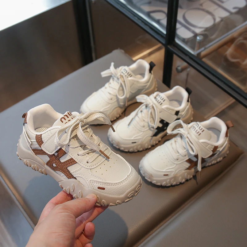 

2026 Spring New Soft Bottom Comfortable Casual Sports Shoes for Boys and Girls Sports Shoes kids shoes