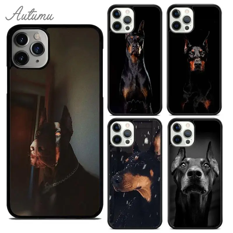 Doberman Pinscher Dog Phone Case for iPhone 15 16 SE2020 11 12 13 14 Pro Max mini 6 7 8 Plus coque Fundas Shell