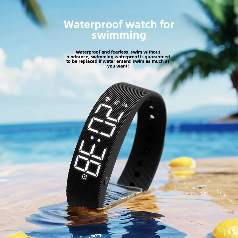 2026 Men Sports Watch Waterproof Swimming Vibration Alarm Fitness Tracker Smart Bracelet Step Counter Running