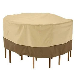 210D Oxford cloth rainproof sofa protective cover outdoor garden furniture round table chair dust cover home waterproof