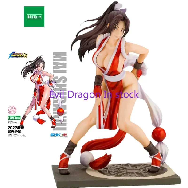 

In Stock Original Kotobukiya BISHOUJO STATUE SNK Shiranui Mai THE KING OF FIGHTERS '98 DREAM MATCH NEVER ENDS Action Model Toys