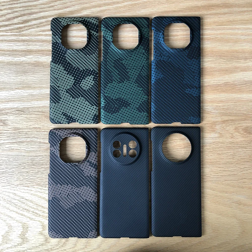 HKSN camouflage case for Huawei Mate X5 Kevlar Aramid Carbon Fiber Plain Geometric Anti-Scratch lightweight Matte Non-Slip 01-06