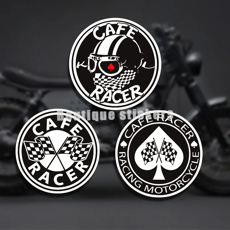 British Ace Cafe London Retro Personality Logo Motorcycle Stickers Waterproof Reflective Decals Auto Parts Car Styling