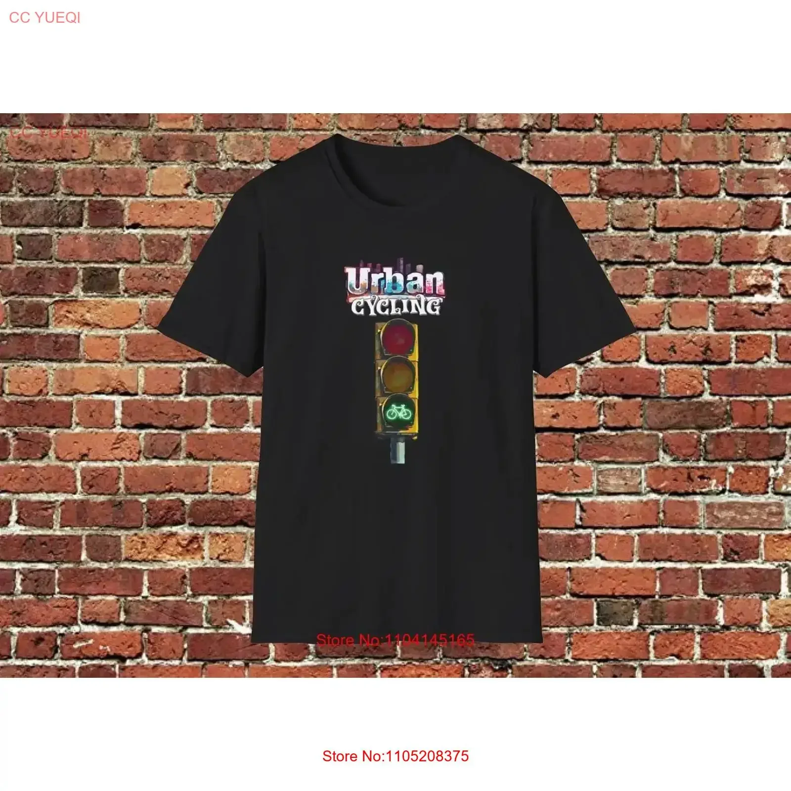 تي شيرت Urban لركوب الدراجات، جرافيك مغسول، ملابس مصممة ممتدة للارتداء اليومي للجنسين، أزياء أوم قليلاً #1