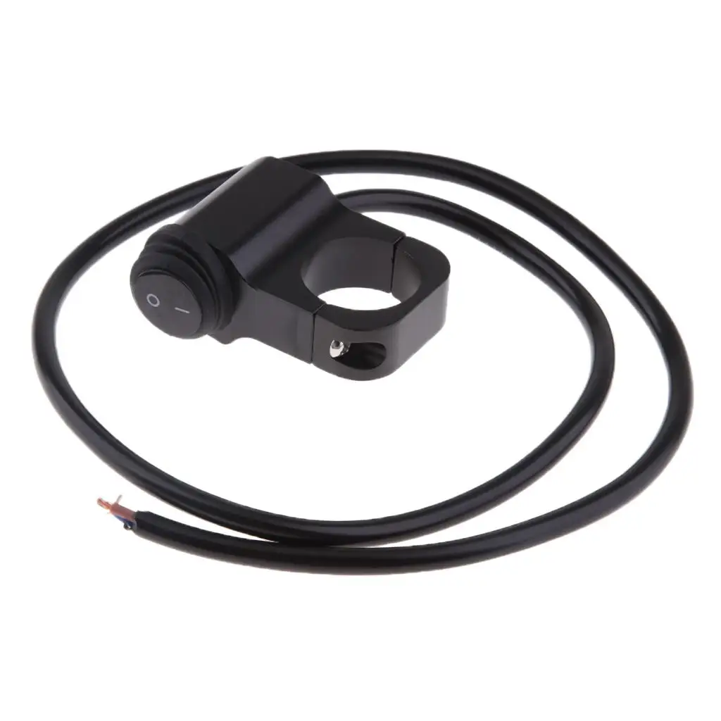 Handlebar Light on Off Switch Electric Control Alloy Waterproof for Universal Motorcycle