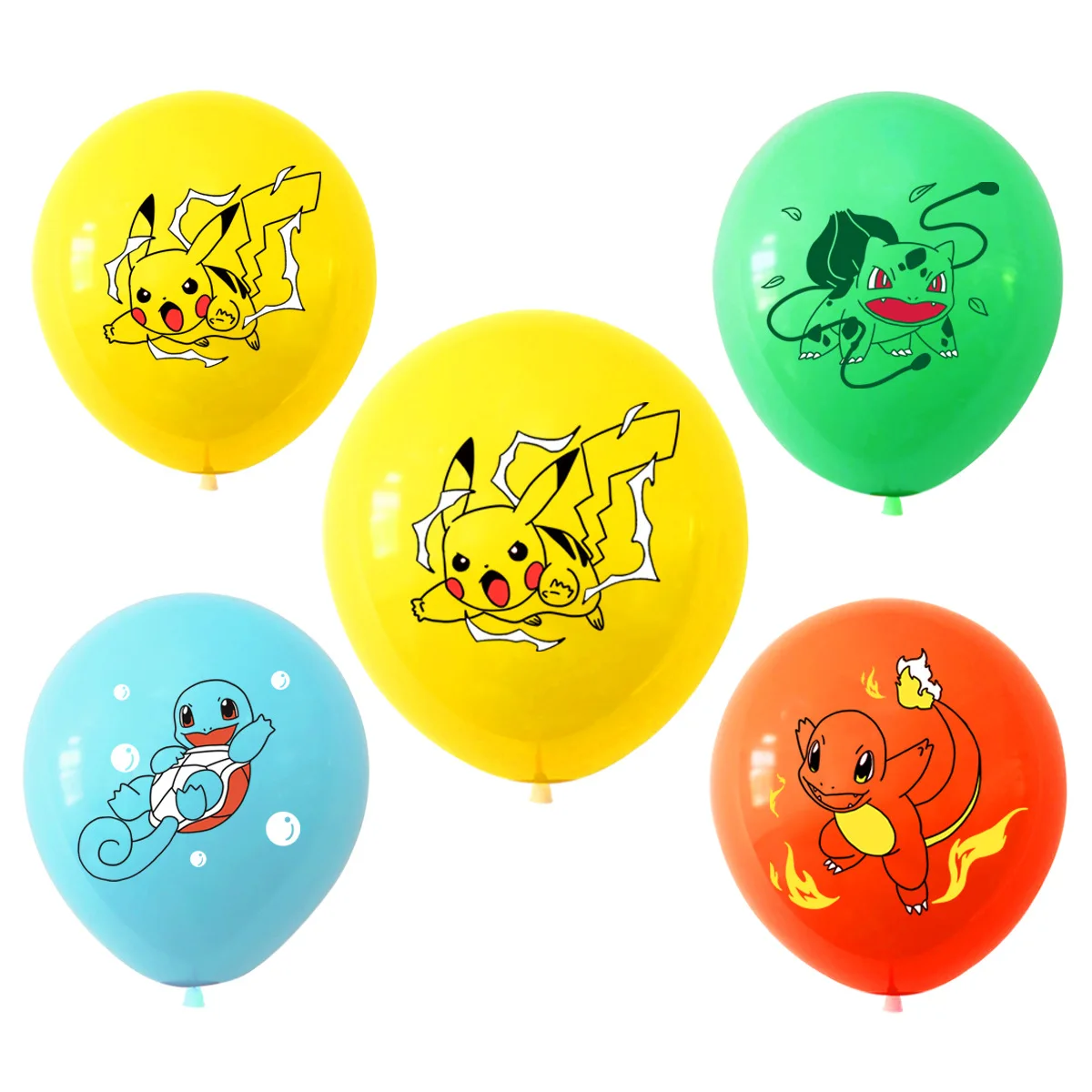 Pokemon Latex Balloons Birthday Party Supplies Pikachu Ballo