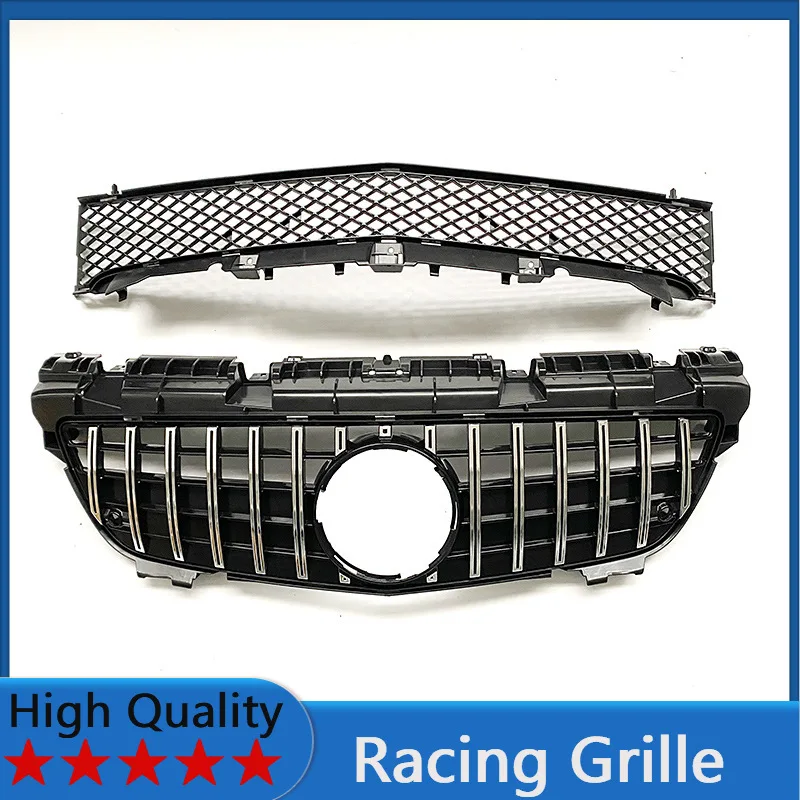 

For Mercedes SLK-Class R172 2011-2015 Racing Grille Front Bumper Grill Body Kit Accessories - GT Style