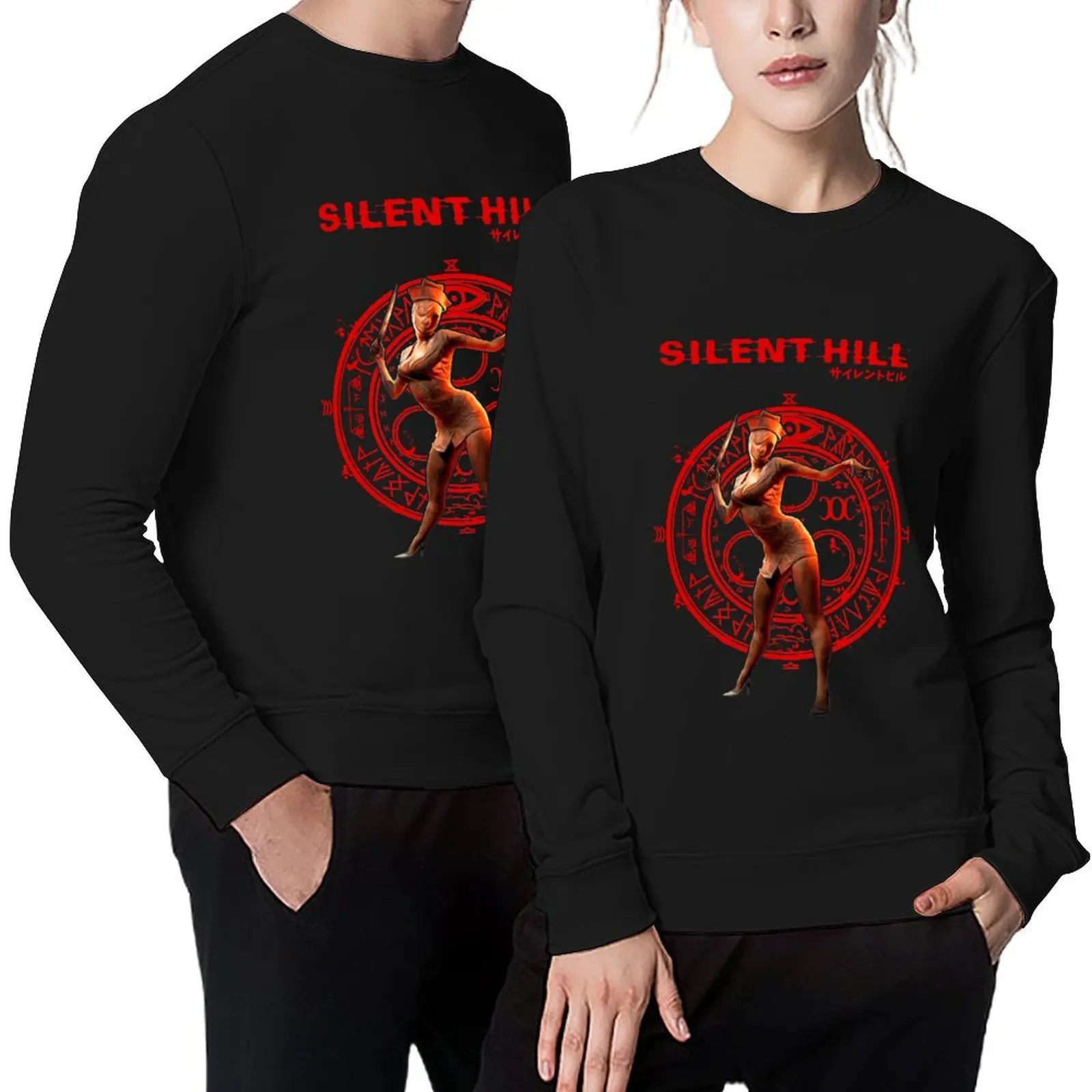 

Silent Hill Nurse Pullover autumn jacket men tracksuit anime clothing tracksuit men sports sweatshirt man