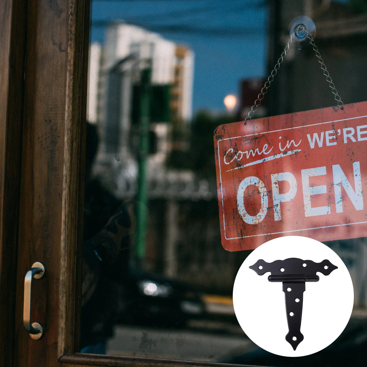 

Т-образные петли (3 шт.) из нержавеющей стали для тяжелых условий эксплуатации, для ворот, шкафов, сараев, декоративная фурнитура