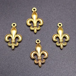 30pcs Antique Gold Color Retro Roman Spearhead Pendant DIY Charm Bracelet Earrings Jewelry Crafts Metal Accessories P927