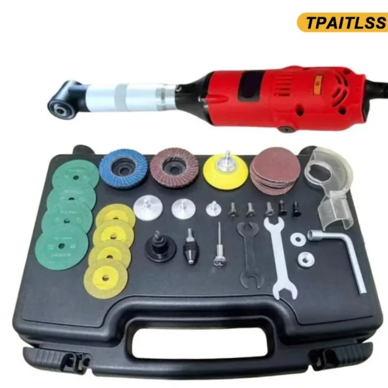 

Изгиб 90 градусов, прямоугольный ювелирный деревянный электрический гравировальный двигатель, шлифовальная машина, полировка формы, подвесные инструменты для чистки керамической плитки, 350 Вт