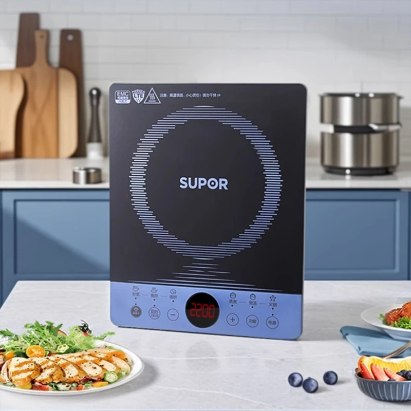 Small Induction Cooker for Household Cooking And Hot Pot - Compact Induction Cooktop for Kitchen Use