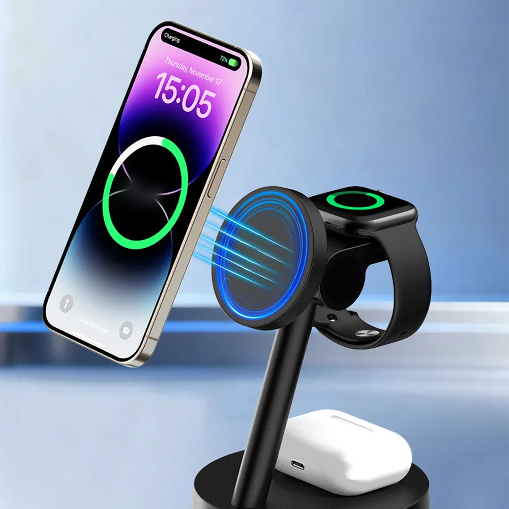 support-de-chargeur-sans-fil-rapide-25w-chargeur-magnetique-sans-fil-3-en-1-pour-samsung-pour-galaxy-et-montre-accessoires-a-angle-reglable