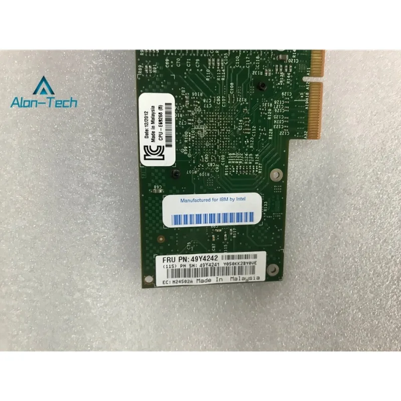 สำหรับ I340-T4 E1G44HT การ์ดเครือข่ายกิกะบิต4พอร์ต49Y4242 IBM49Y4241 90% มือสองใหม่82580ช่อง