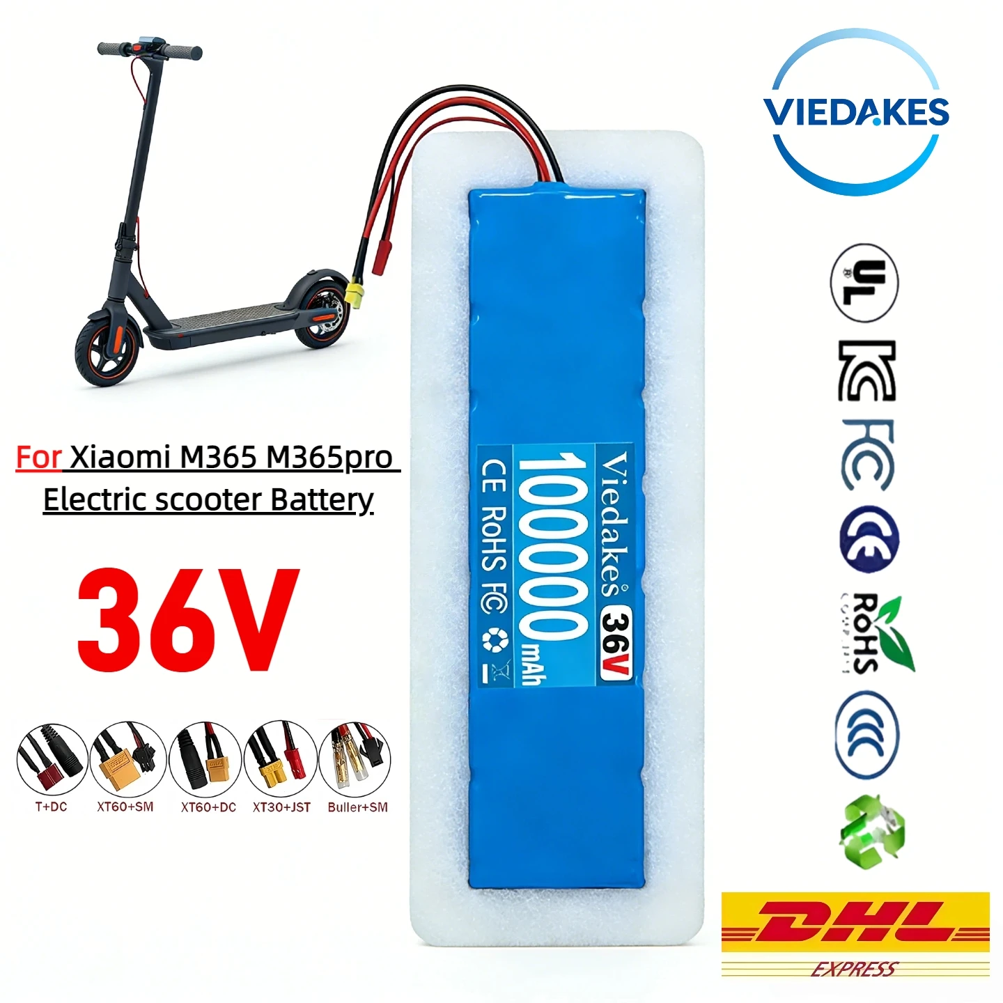 

Top-Grade 10s3p 18650 battery pack, For Xiaomi M365 M365pro scooter, 10s3p 36v battery scooter 100Ah Long-Lasting Power