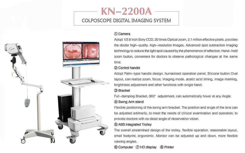 Top grade digital HD video  high definition  digital  for gynecology colposcopy cervical