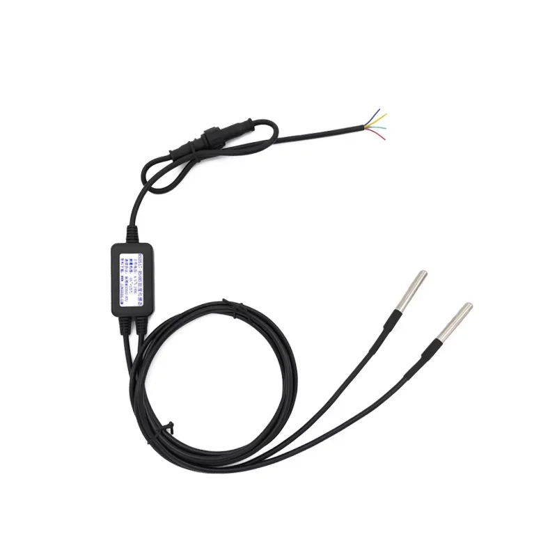 

RSDS17 2-channel DS18B20 to RS485 sensor 2-channel 18B20 high-precision acquisition sensor