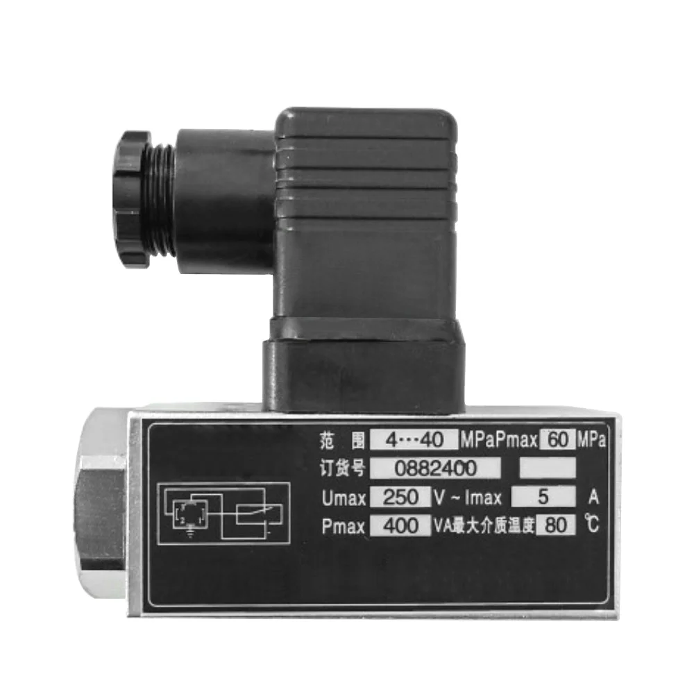 Neutral Gas Low Pressure Diaphragm Pressure Switch for Air Water Hydraulic Oil Light Fuel Lubricant Applications