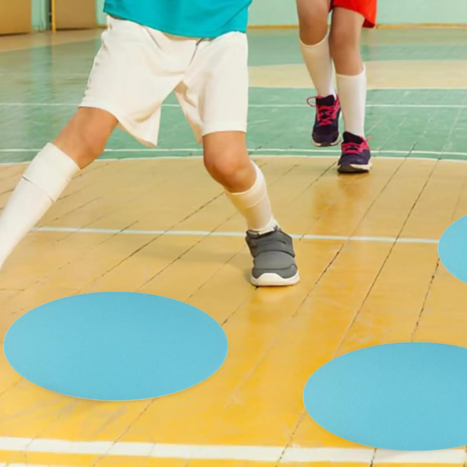Práctica placa de plástico para entrenamiento de fútbol, entrenamiento de agilidad seguro, ejercicio deportivo, Hockey, disco de placa de ejercicio para obstáculos
