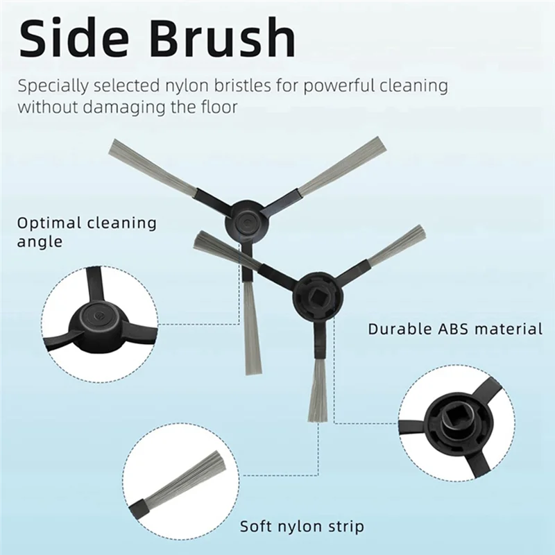 

B98A-For Wyze WVCR200S Robot Vacuum Cleaner Accessories Main Roller Brush Filter Replacement Parts Brush
