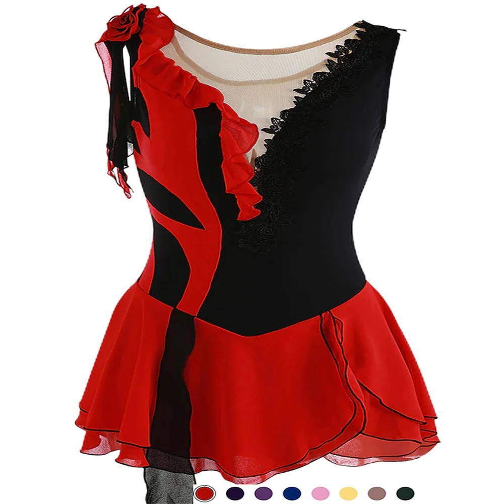 vestido-de-patinaje-artistico-para-mujer-dobladillo-asimetrico-malla-de-licra-alta-elasticidad-practica-competicion-profesional-ropa-de-patinaje-moda