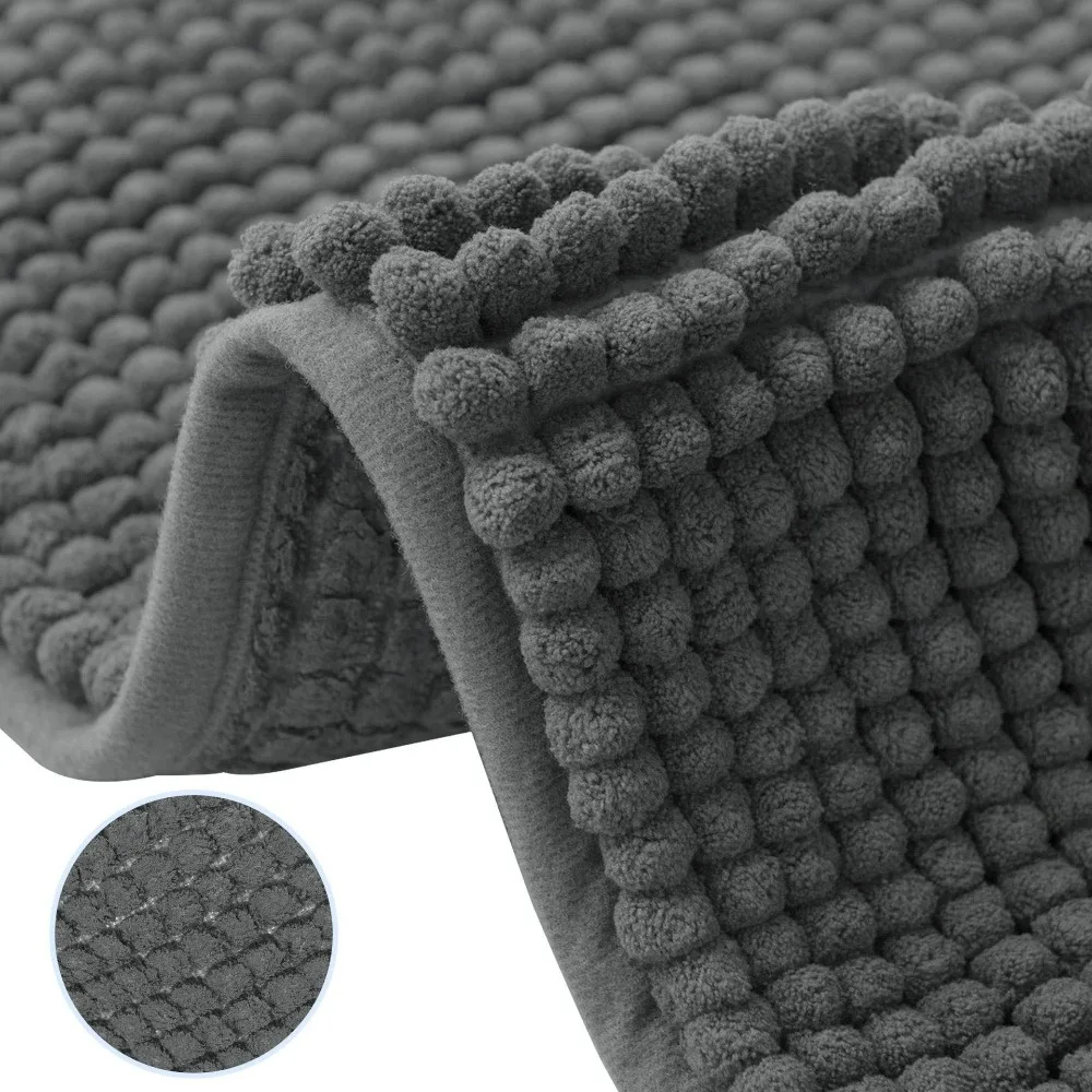 الشنيل ماصة الحمام البساط آلة قابل للغسل لينة حصيرة عدم الانزلاق التشفير سماكة امتصاص الماء أفخم دش السجاد