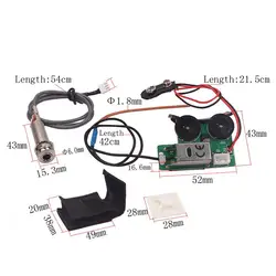 2 Band Piezo Pickup EQ Preamp System w/  for Classical Guitar Replacement Parts