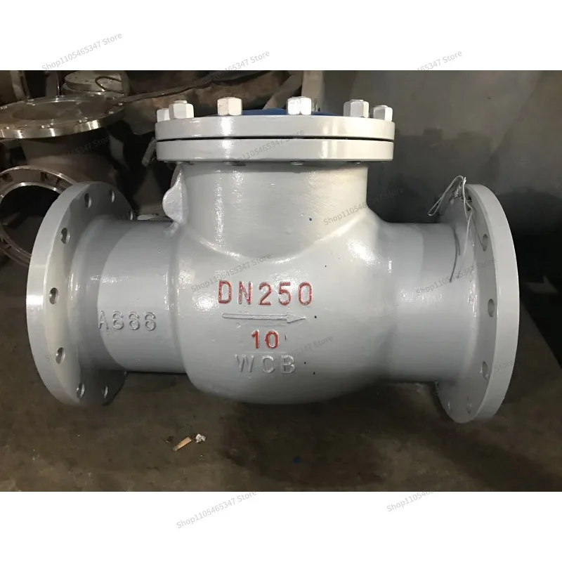 For Cast Steel Check Valve H44H Flange Swing Type Vertical Horizontal High Temperature Steam Check Anti-backflow Check Valve