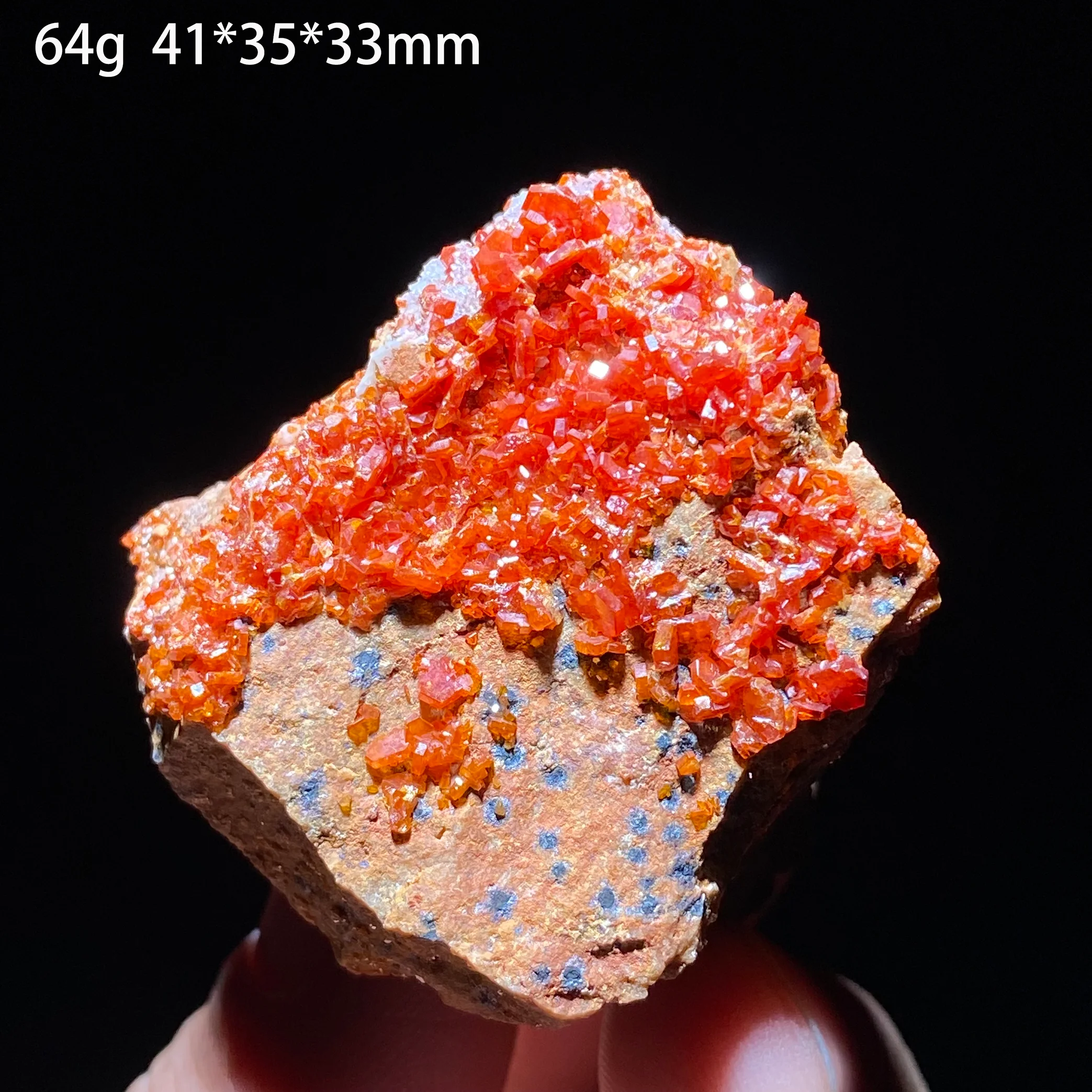 Pure Natural Vanadinite Ore Specimen for Feng Shui Healing Meditation Teaching Home Decorations Ornament Gift