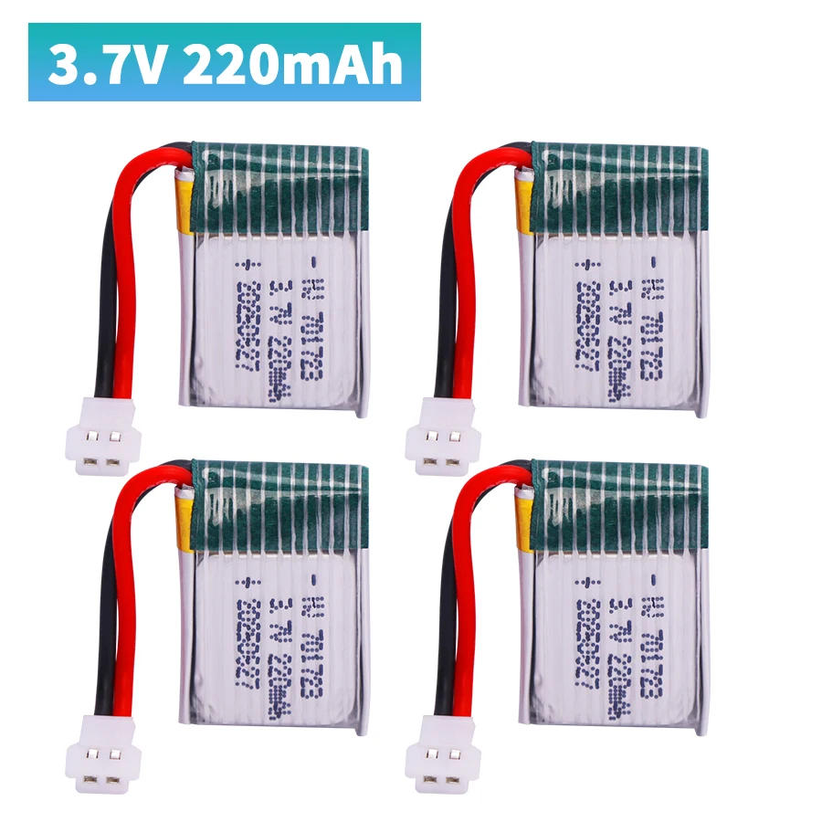 3,7 V 220 mAh 20C 701723 Wiederaufladbare Lipo Batterie Für H20 Syma S8 M67 U839 X900 X901 RC Quadcopter Ersatzteile