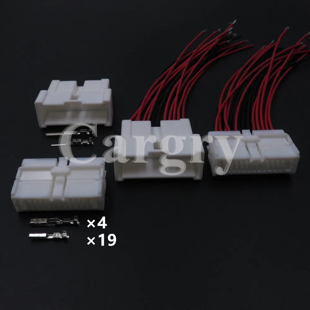 

1 Set 23P 6098-3571 60983571 AC Assembly Auto Wire Harness Connector Car Electric Socket Auto Plug