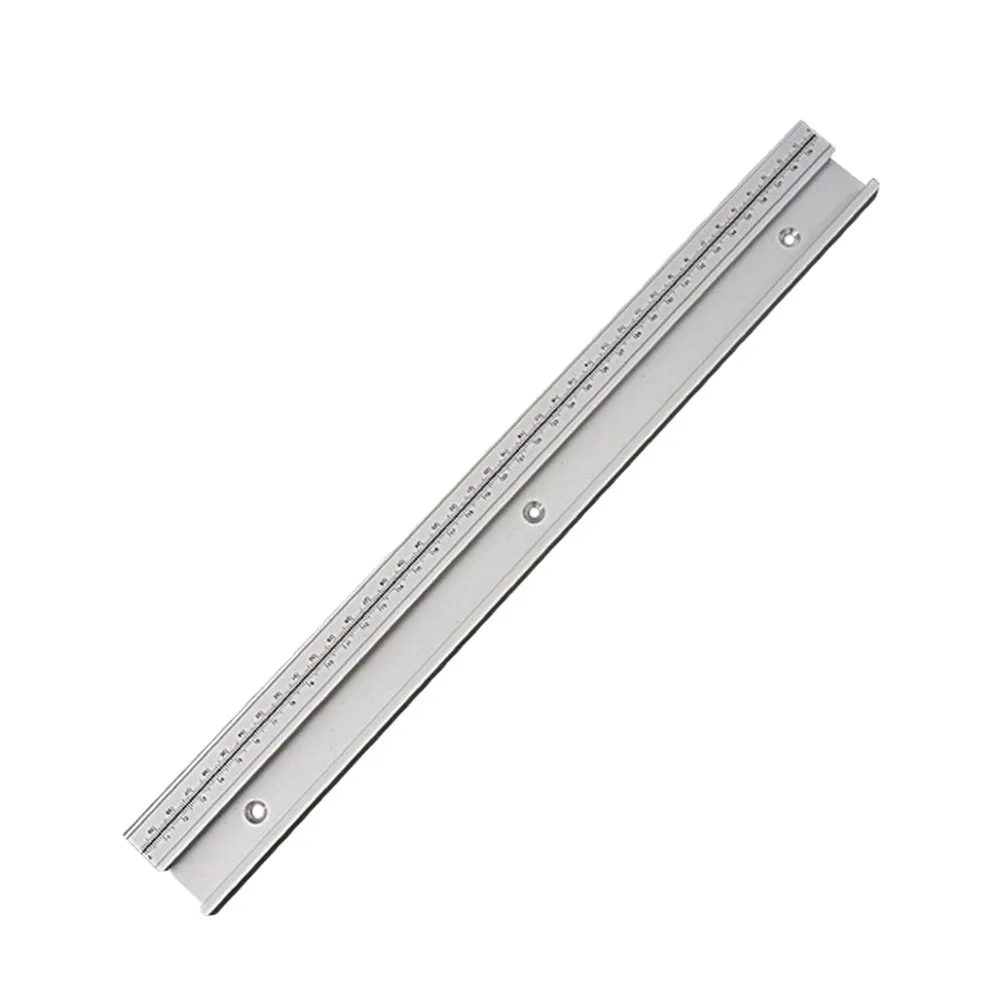 Aluminium 45 Type T-sleuf verstekrail met schaalsleuf verstekrail voor freestafel Tafelzaag Lintzaag met robuust ontwerp