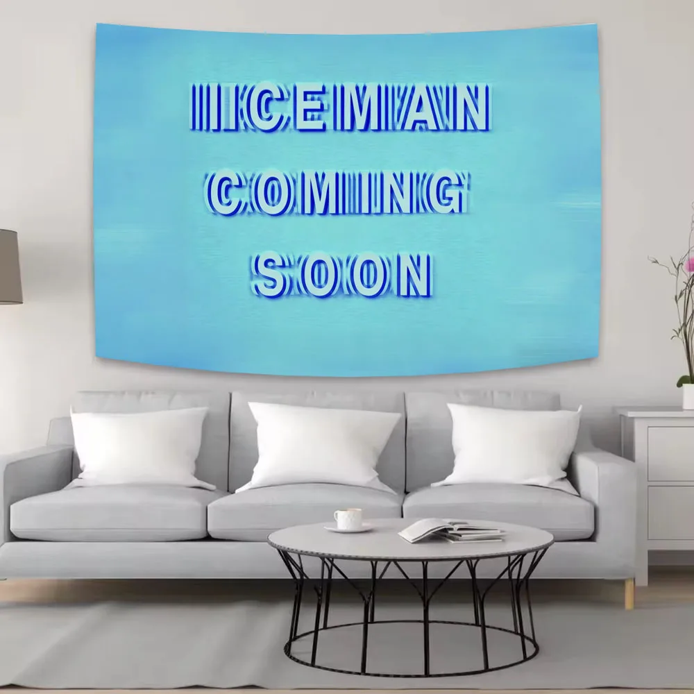 Iceman Coming Soon Tapestry Drake Album Wall Art Cool Room Stuff Room Decoration Items Room Decoration Accessories LargeTapestry