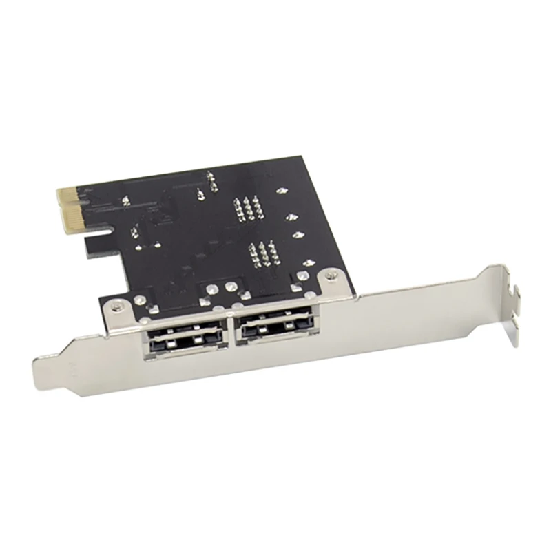 PCIE ESATA SATAIII Expansion Card PCI-E To 2-Port SATA3.0 6 Gbit/S ASM1061 SSD Solid State Drive Expansion Card