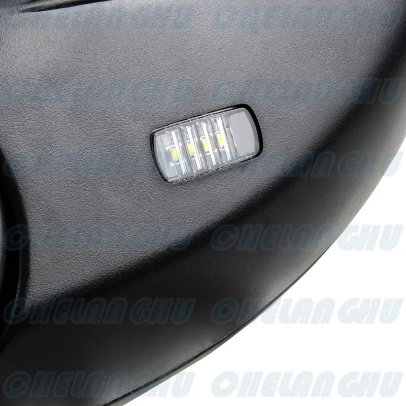 For Benz W205 C180 C200 C300 C250 2014 2015 2016 2017 2018 Right Side 17 Pins UnPainted Power Fold Puddle Lamp Mirror Assembly