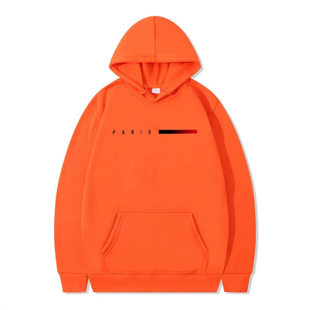 باريس أزياء هوديس للرجال كل موسم اليومية عارضة الرياضة مقنعين بلوزات الذكور المنزل في الهواء الطلق الراحة الأزياء السترة #3