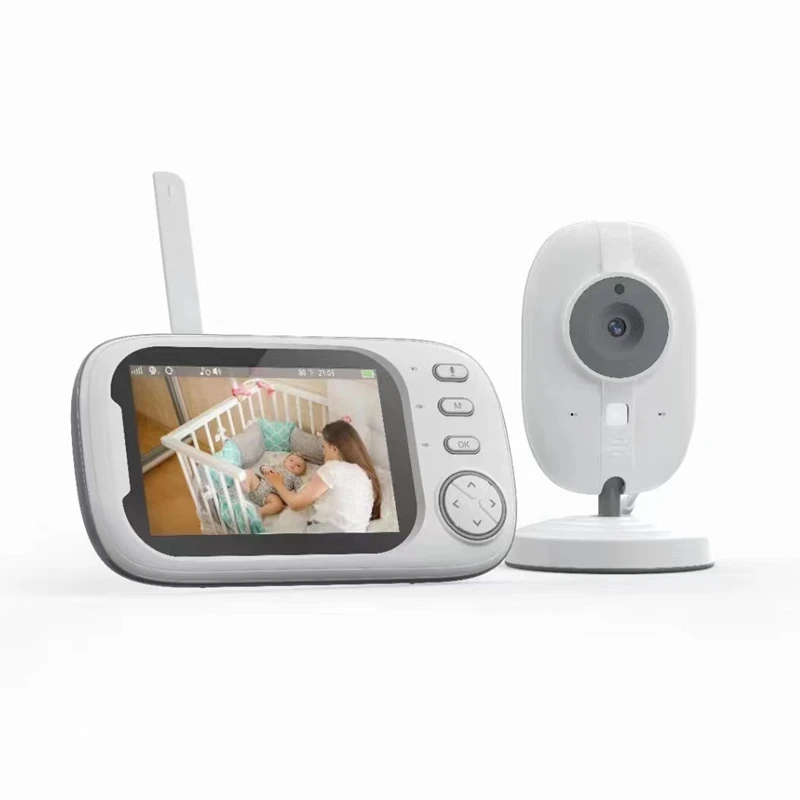 

New 3.5 Inch Baby Monitor Camera Video Recording VOX Two Way Audio Temperature Monitoring