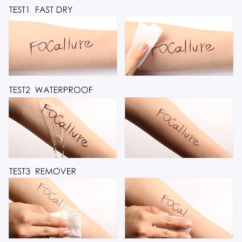 FOCALLURE Liquid Eyeliner Pen Make Up 24 Hours Long Lasting Waterproof Ink Quick Drying Eyeliner