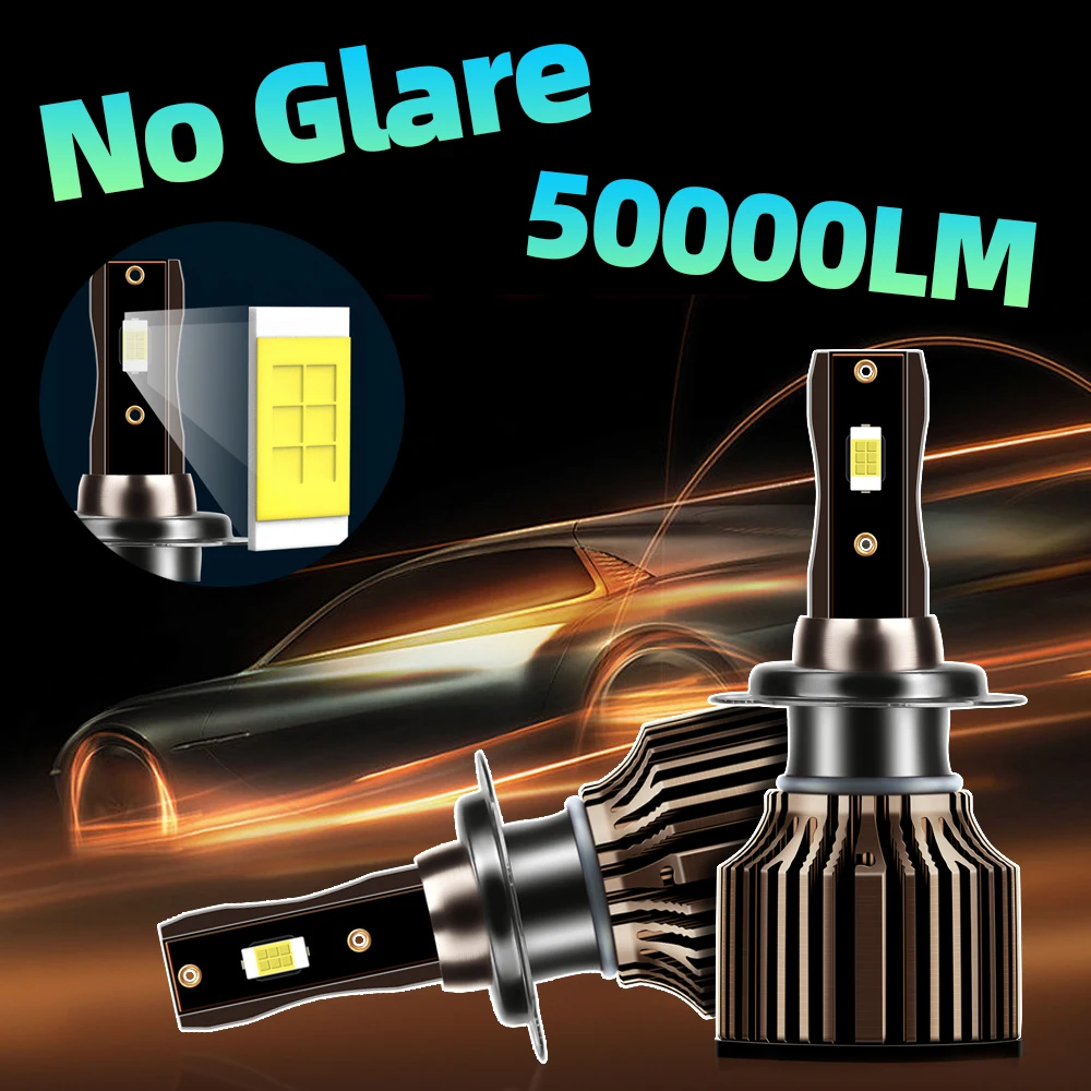 

roadsun 50000LM H7 H4 LED Headlight Car Light H11 9005 HB3 9006 HB4 Hight Low Beam Bulbs 9008 HIR2 H3 9007 6000K Canbus Fog Lamp