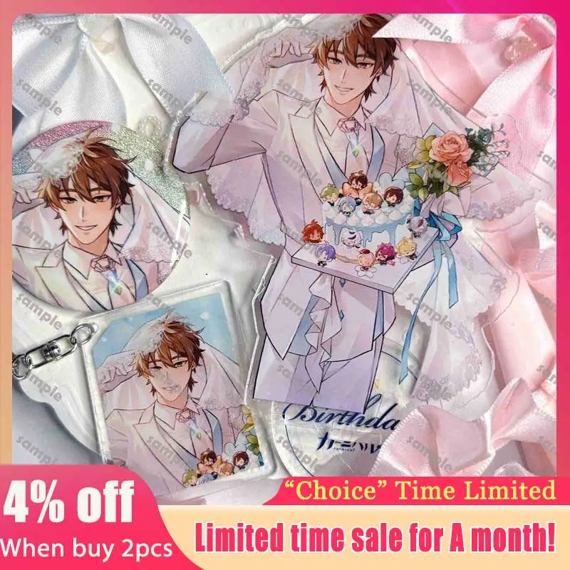 

NU: Карнавал, 3-я годовщина, свадебное платье Eiden, верхняя часть тела, Acg Stand Eidens, свадебный акриловый брелок, 58 мм, металлические товары, игрушки для мальчиков