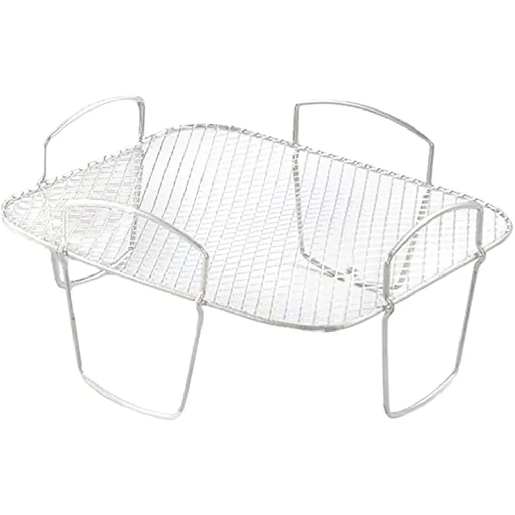 

High Grade Stainless Steel Air Fryer Steam Rack Mesh Dehydration Function Multipurpose Grilling Roasting Wire Rack Air Fryer