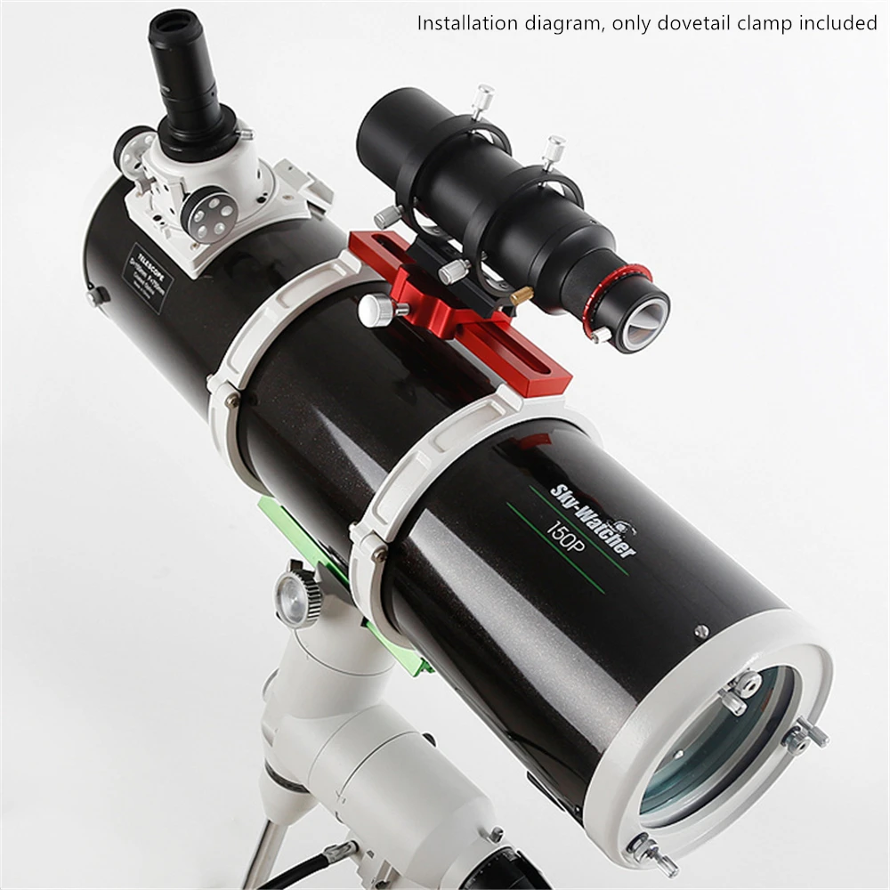 Dovetail Accessory Adapter Dovetail Clamp for Finder Scope/ Guide Scope/ Equatorial/ Tripod Telescope Accessories