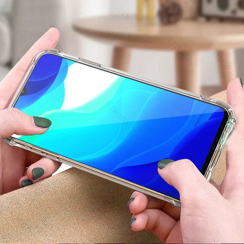 Case for Xiaomi Mi 10 Lite 5G M2002J9G 6.57" Thickened Clear Phone Transparent Case for Xiaomi10 Shockproof Anti-scratch Covers image 4